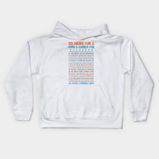 20 Signs Yur A Dumb and Dumber Fan Kids Hoodie